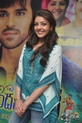 Kajal Aggarwal at Govindhudu Andari Vaadele Movie Success Meet
